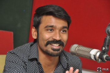 Dhanush at Radio Mirchi For Anekudu Movie Promotions